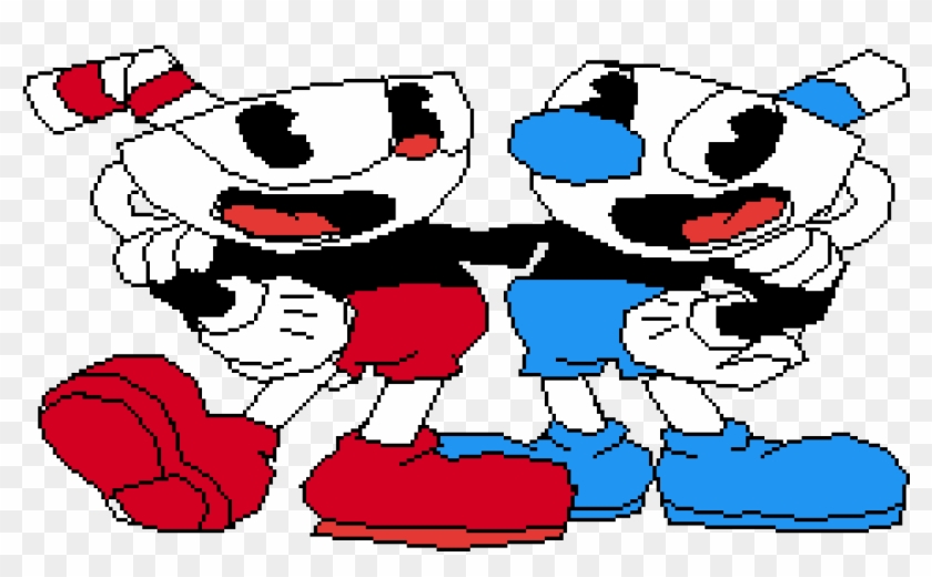 Cuphead And Mugman Clipart #4334221