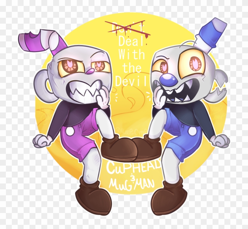 Cuphead And Mugman - Cuphead Soul Clipart