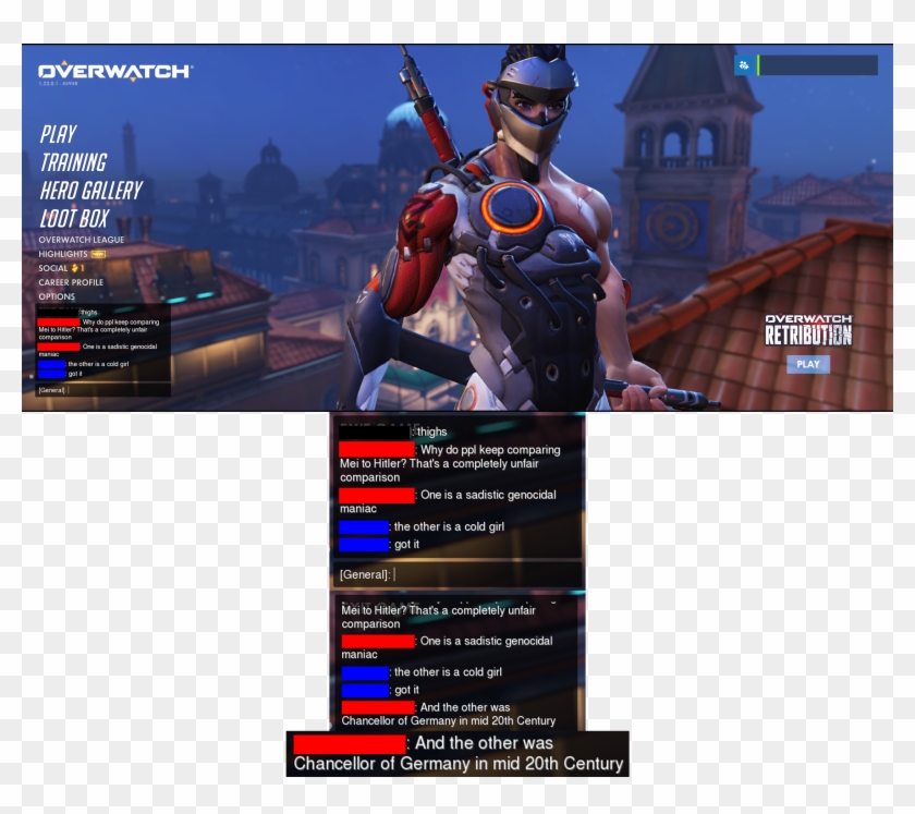 Overwatch General Chat Potg, - Genji Overwatch Clipart #4334475