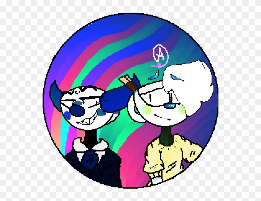 Mugman And Buttercup - Cartoon Clipart