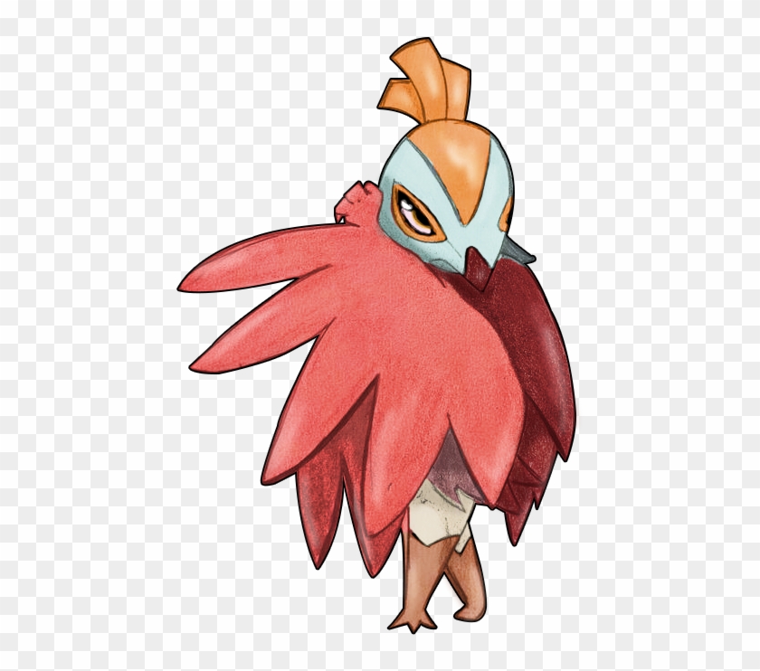 324kib, 599x815, Hawlucha - Cartoon Clipart