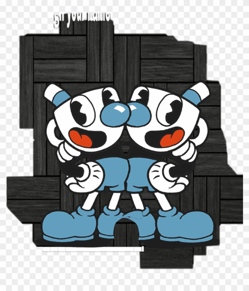 #freetoedit Well Mugman And His Pal Mugman - Mario And Luigi Vs Cuphead And Mugman Clipart
