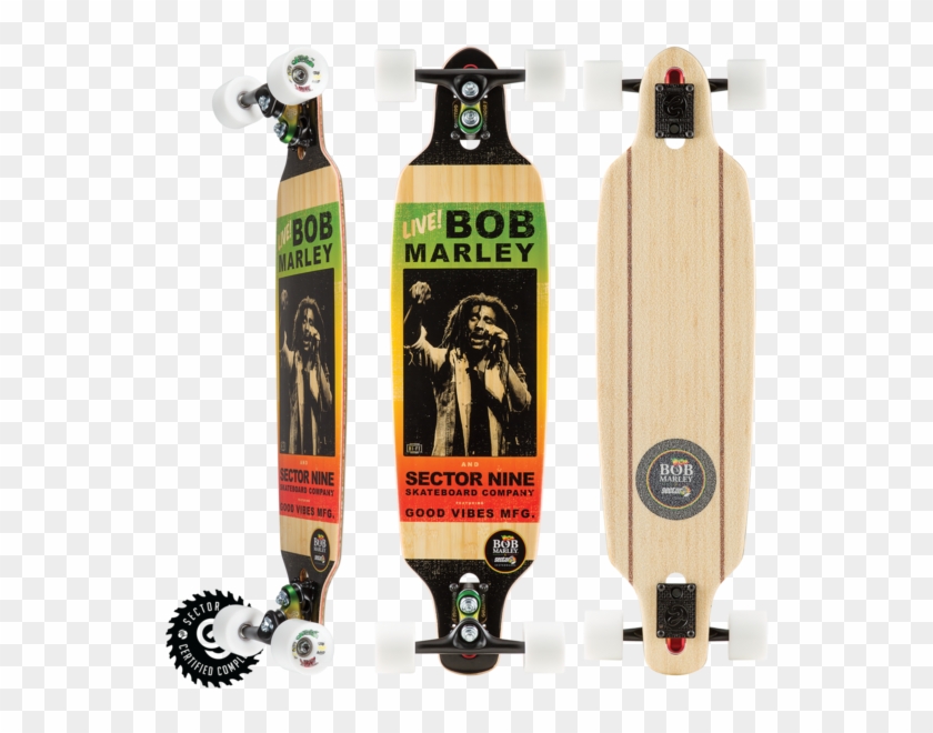 Vector Skateboard Longboard - Sector 9 Longboard Clipart