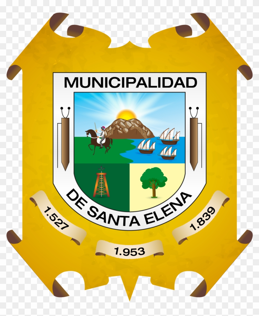 Escudo Del Cantón Santa Elena Clipart