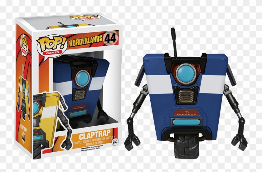 Blue Claptrap Pop Vinyl Figure - Funko Pop Claptrap Clipart #4335490