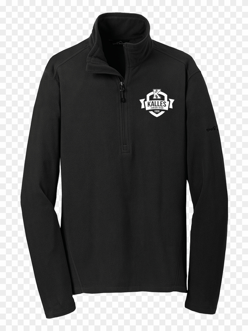 Kalles Staff Eddie Bauer®1/2-zip Microfleece Jacket - Polar Fleece Clipart