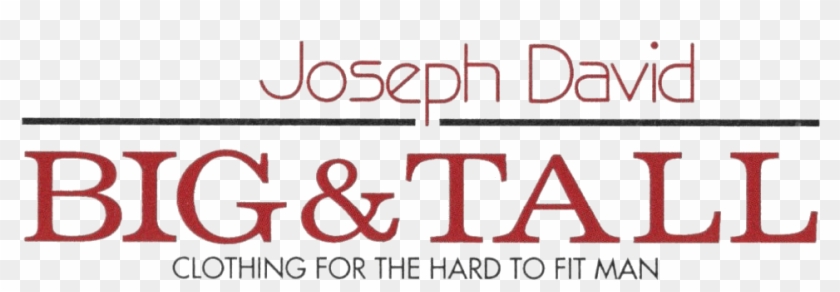 Joseph David Big & Tall-logo - Parallel Clipart #4336472