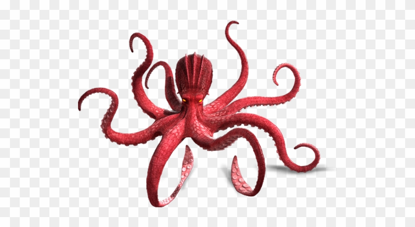Ikaros - Octopus Silhouette Png Clipart #4336599
