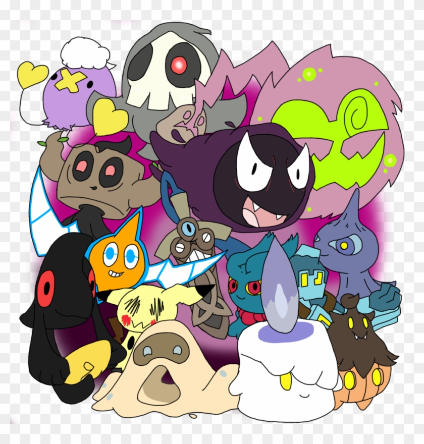 Oc Arta Picture Dedicated To My Favorite Type Of Pokemon - Cartoon Clipart #4337378