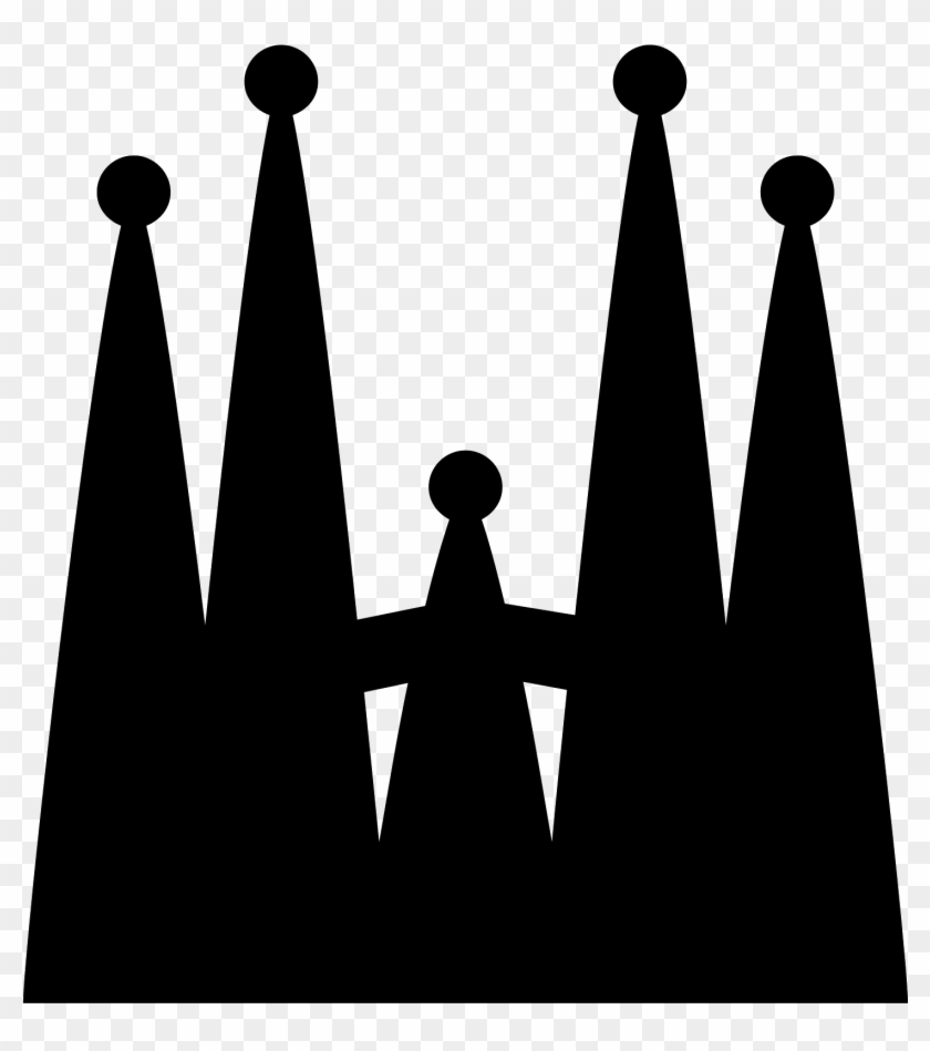 Sagrada Familia Vector - Sagrada Familia Icon Png Clipart