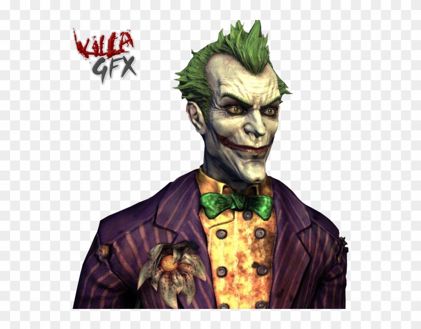 Batman Arkham Asylum Render 2 - Joaquin Phoenix Joker Arkham Clipart #4337640