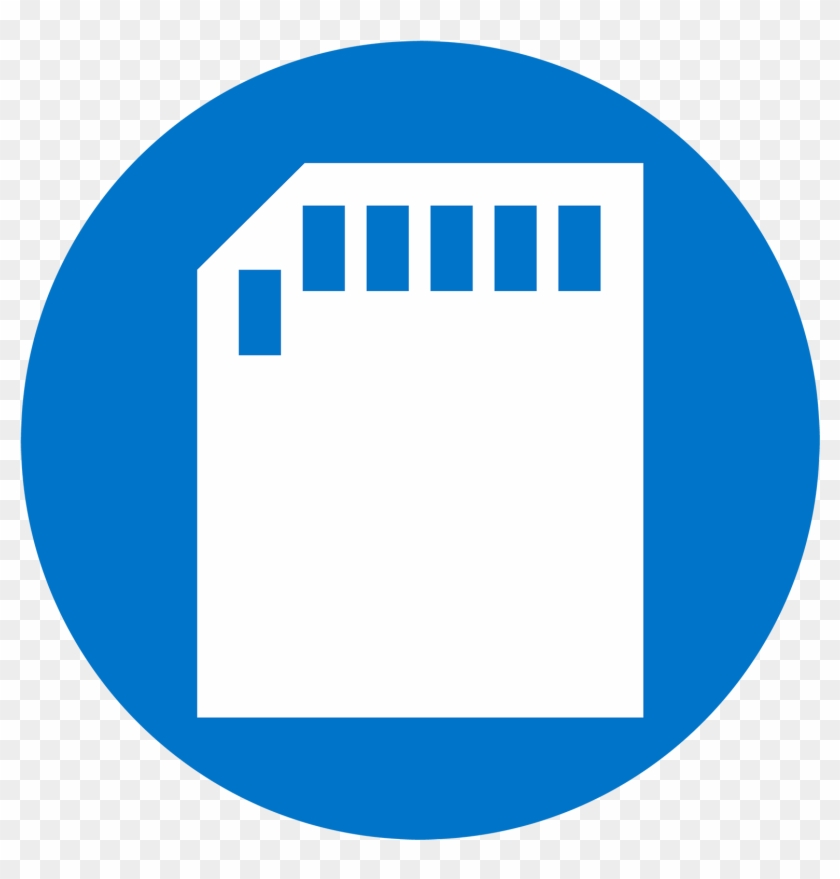 Built In Sd Card Slot For Recording - Newsletter Icon Png Free Clipart #4337740