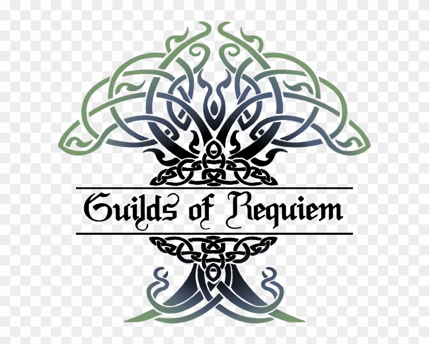 Guilds Of Requiem Logo Simplified - Celtic Tree Of Life Simple Clipart