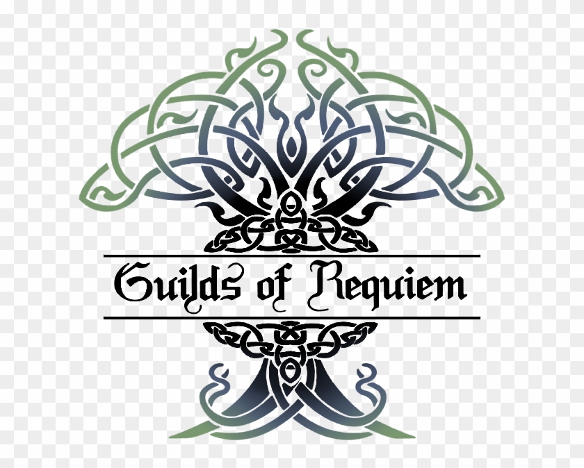 Guilds Of Requiem Logo Simplified - Celtic Tree Of Life Simple Clipart #4338427