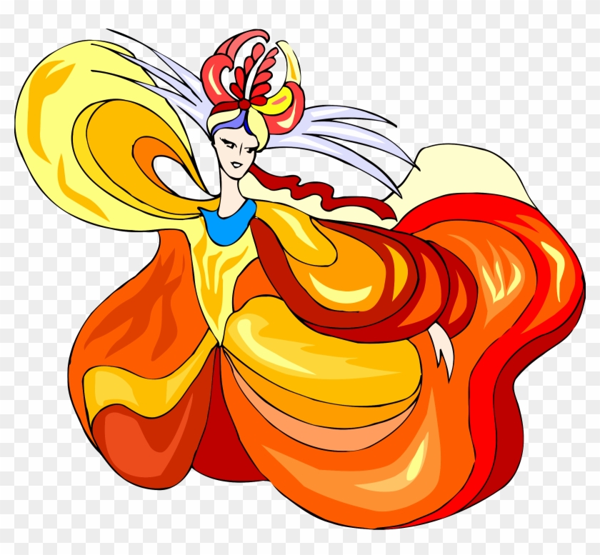 This Free Icons Png Design Of Dancer 100 - Drawing Clipart