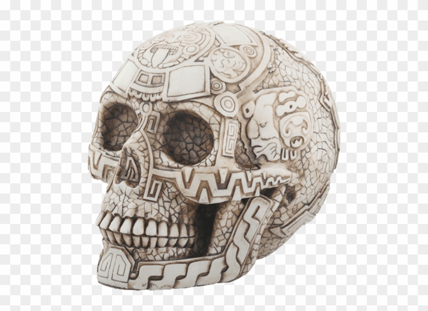 Aztec Skull - Aztec Day Of The Dead Skulls Clipart #4339091