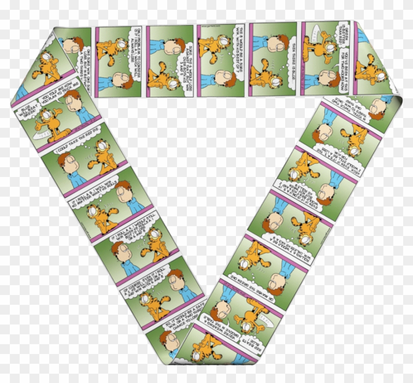 Moebius Strip Strip - Square Root Garfield Without Third Panel Clipart #4339343