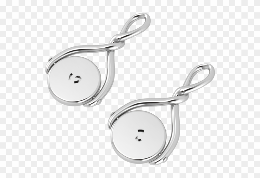 My-wishbone Spinner Pendant In Solid Silver - Platinum Clipart
