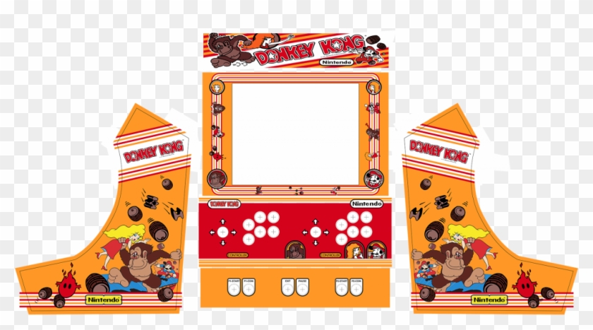 Donkey Kong Arcade Machine Clipart