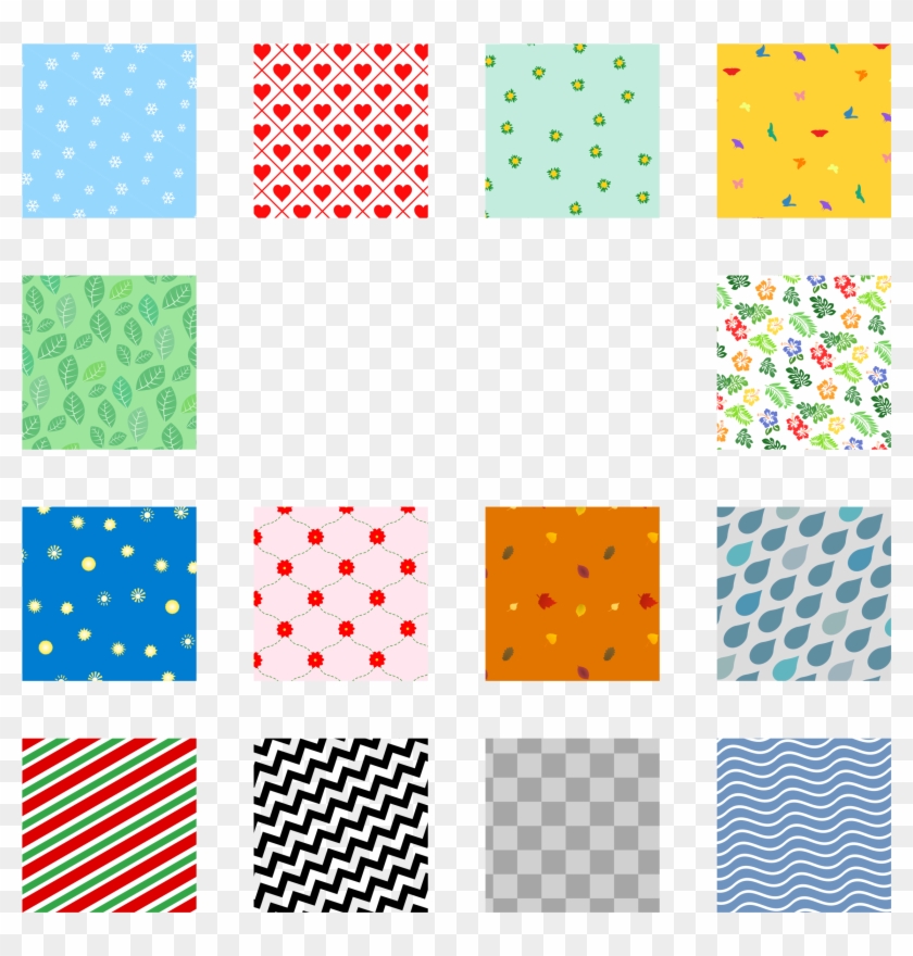 Pattern Set - Weaving Architecture Clipart #4339972