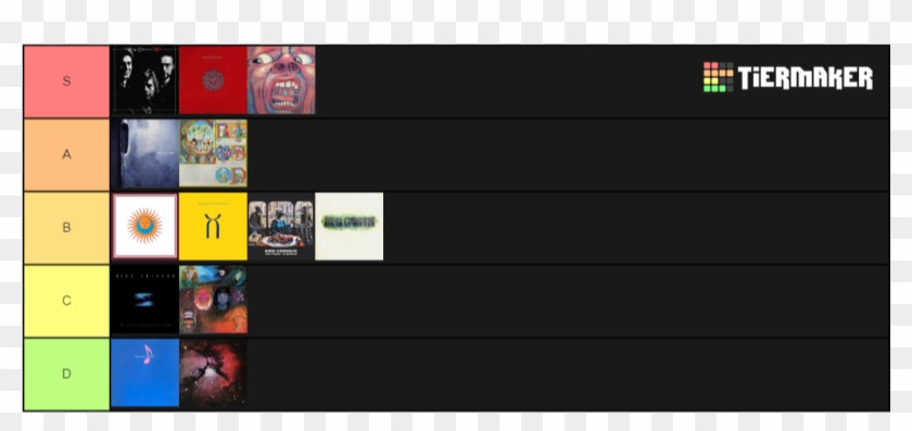 King Crimson Albums - My Hero One's Justice Tier List Clipart
