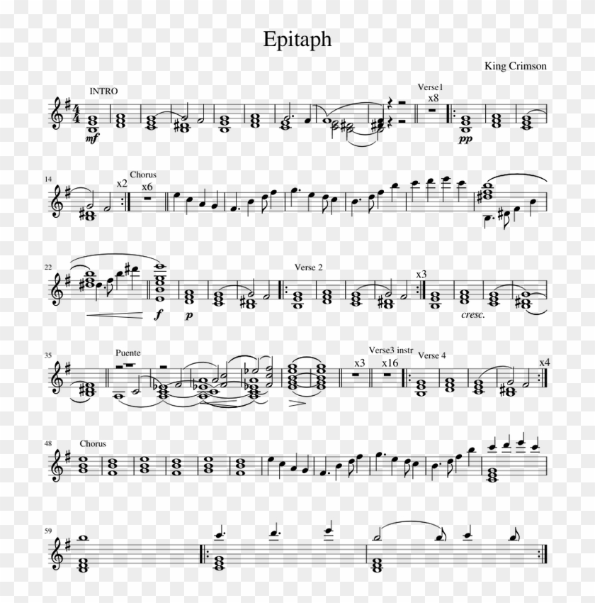 Epitaph - La Vie En Rose Trombone Music Clipart #4340037