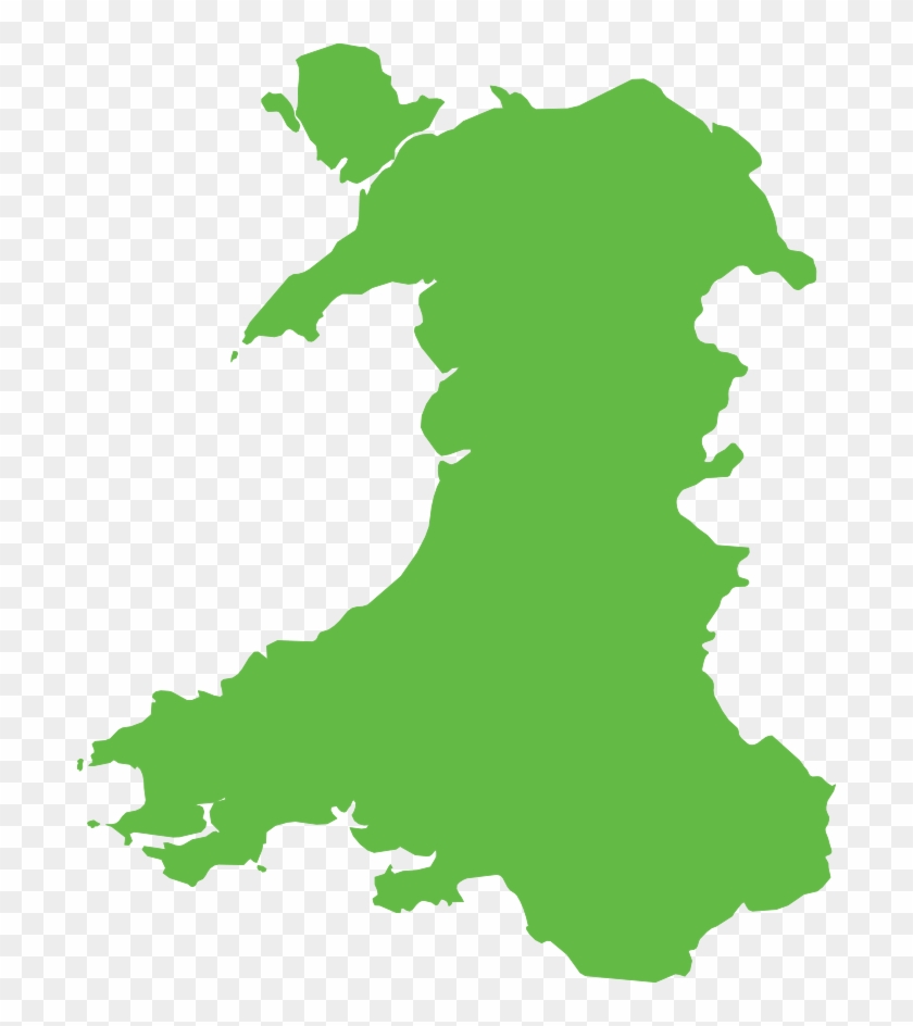 North Wales Mid Wales South East Wales South West Wales - Wales Health Board Map Clipart