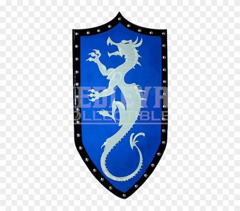 Dragon Medieval Shield Designs Clipart