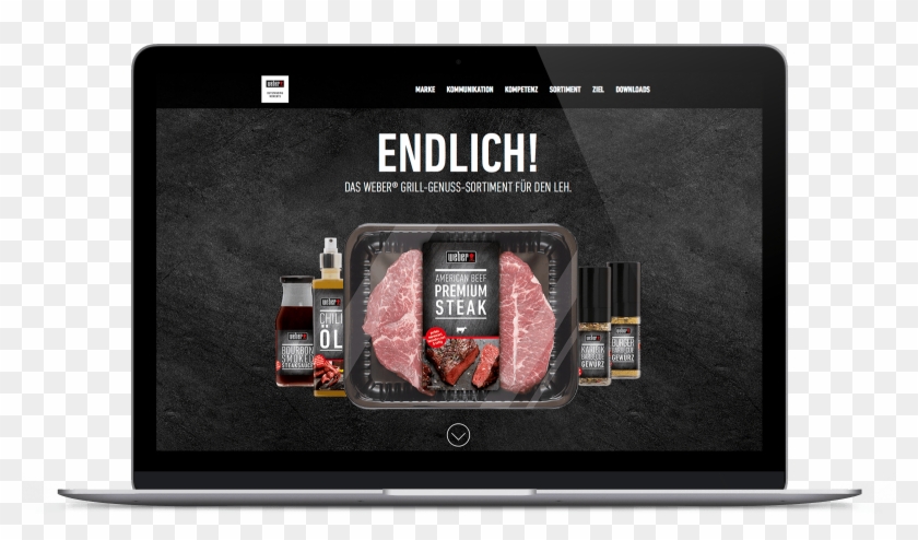 04 Weber Mockup Macbook - Corned Beef Clipart