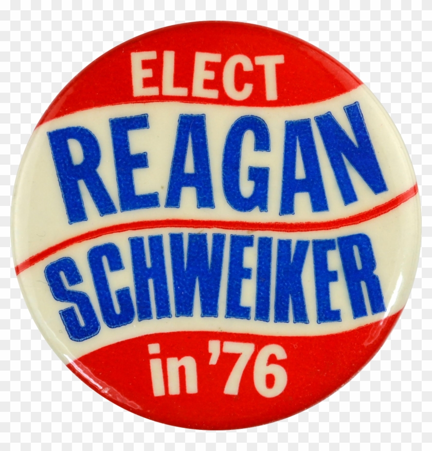 Elect Reagan-schweiker In '76 - Badge Clipart #4340397
