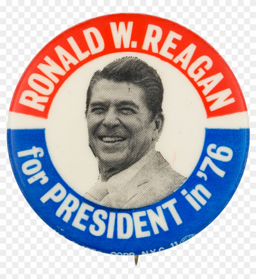 Reagan For President In '76 - Emblem Clipart