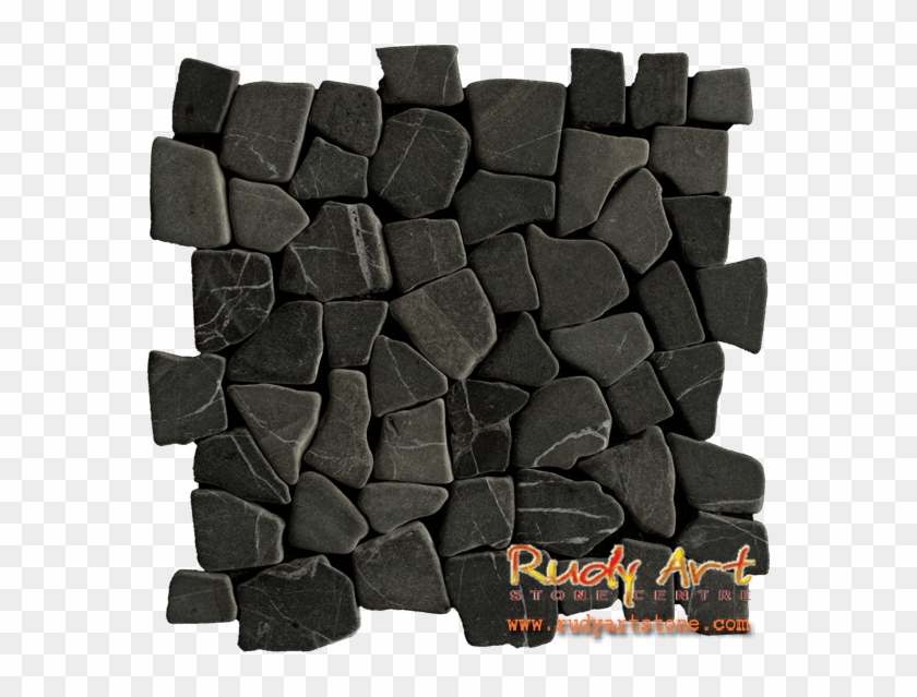 Black Marble Flat Image - Stone Wall Clipart #4340591