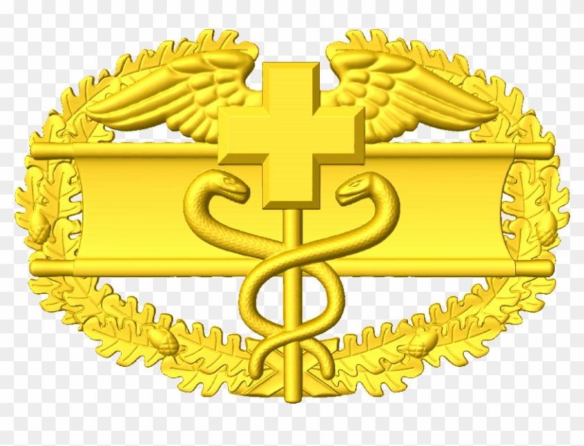 Combat Medic Badge Png - Army Medics Badge Clipart #4341195