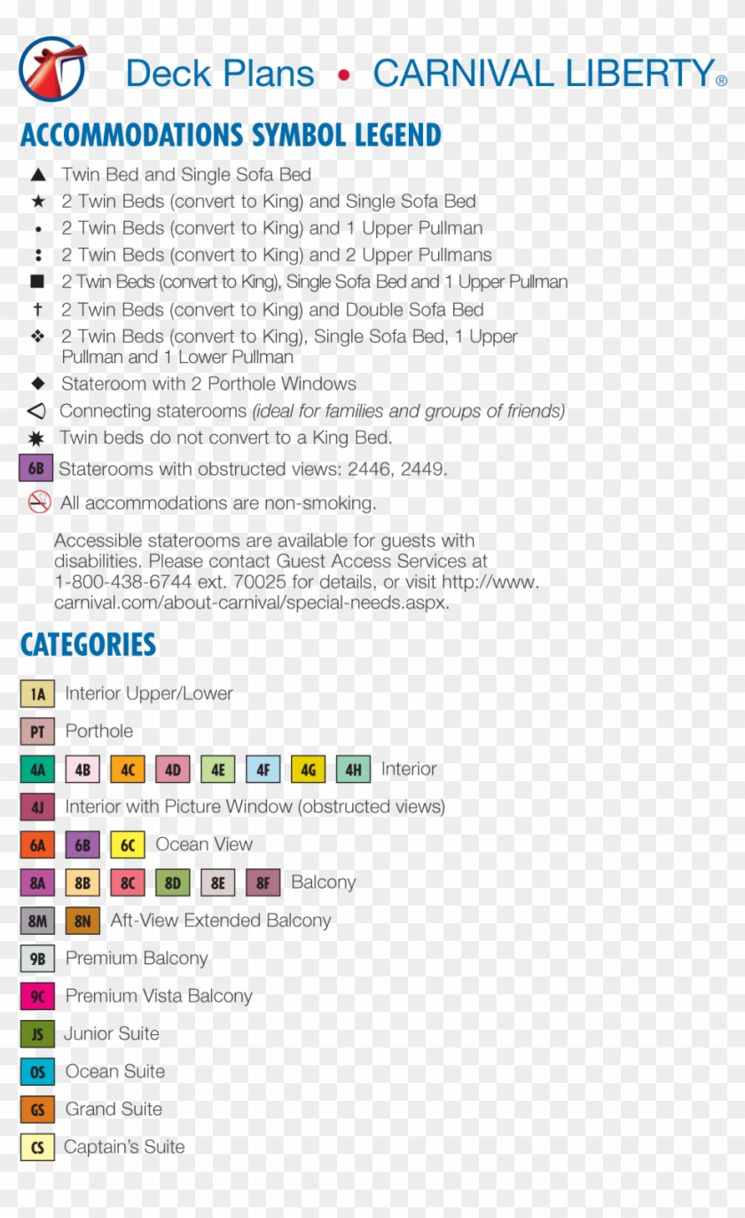 Carnival Liberty Deck Plans Carnival Liberty Cruise, - Carnival Sunrise Deck Plan Clipart