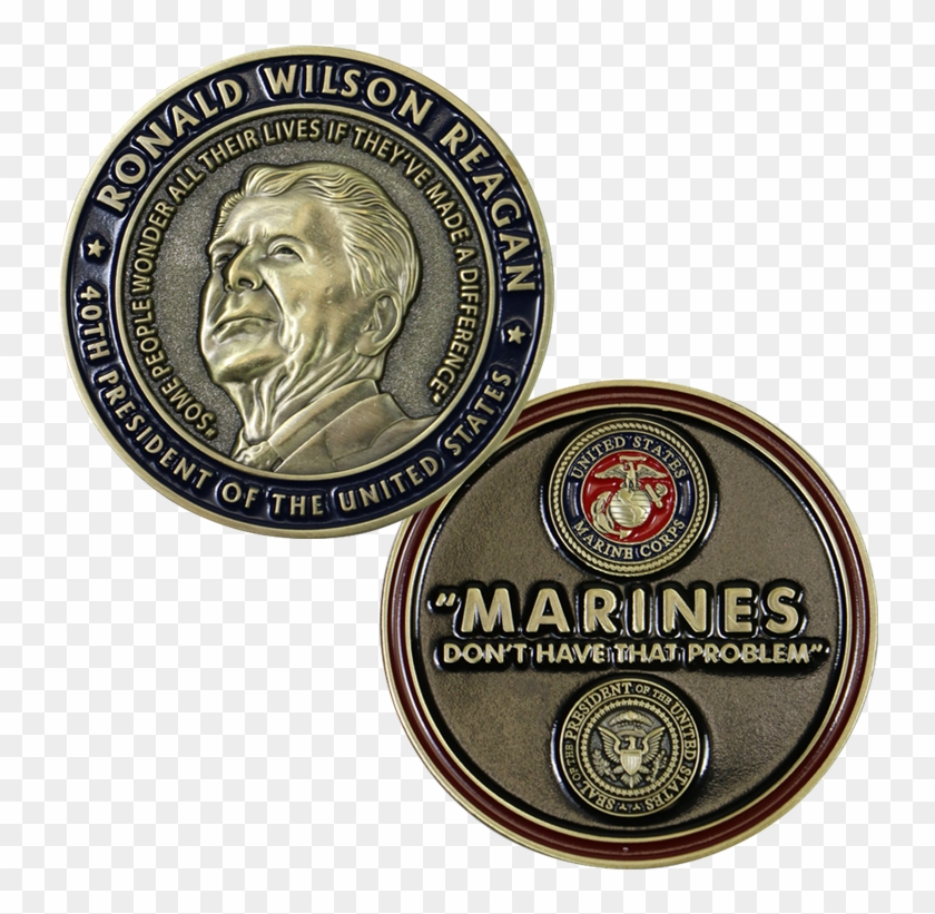 Ronald Reagan Quote Coin - Timer Clipart #4341256