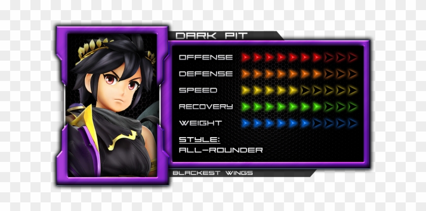 Fox Smash 4 Stats Clipart #4341376