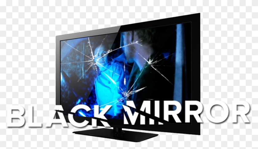 Black Mirror Image - Led-backlit Lcd Display Clipart