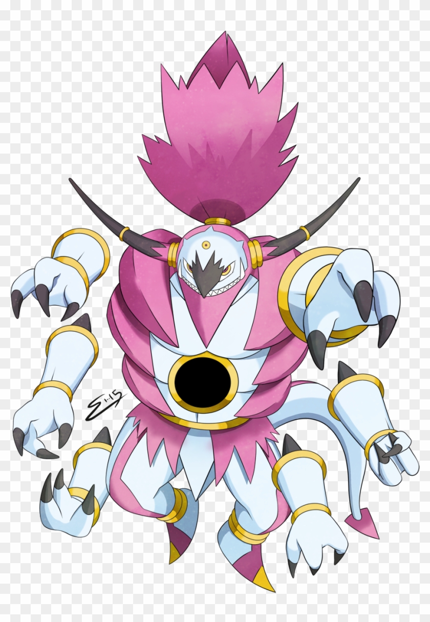 Hoopa Unbound Drawing Amazing - Hoopa Unbound Front View Clipart #4341891