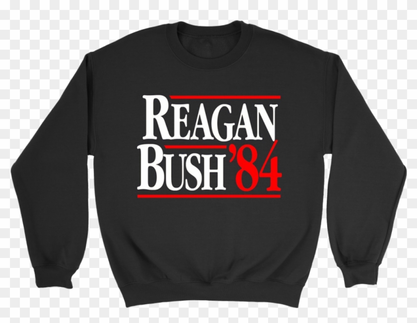 Reagan Bush '84 Crewneck Sweatshirt - Reagan Bush 84 Clipart #4342026
