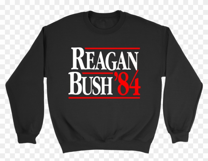 Reagan Bush '84 Crewneck Sweatshirt - Reagan Bush 84 Clipart
