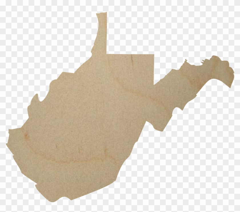 West Virginia State Wood Cutout - West Virginia Clipart Png Transparent Png #4342375