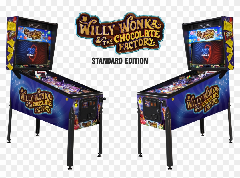 Overview Of Willy Wonka And The Chocolate Factory - Willy Wonka Pinball Machine Clipart #4342402