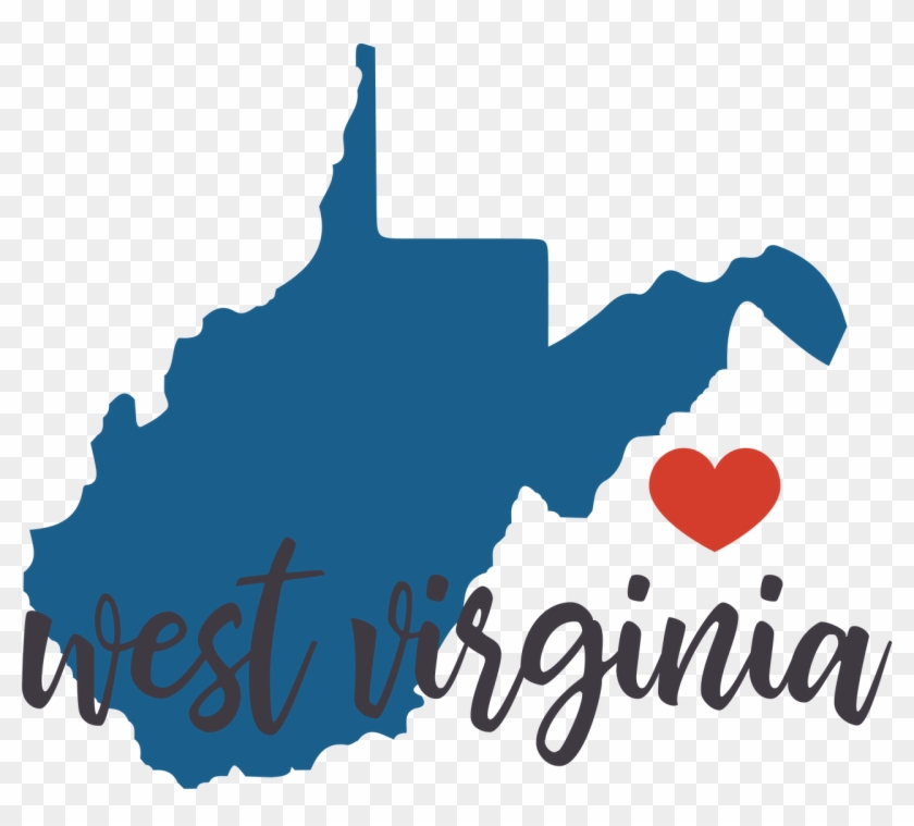West Virginia State Svg Cut File - Illustration Clipart #4342546