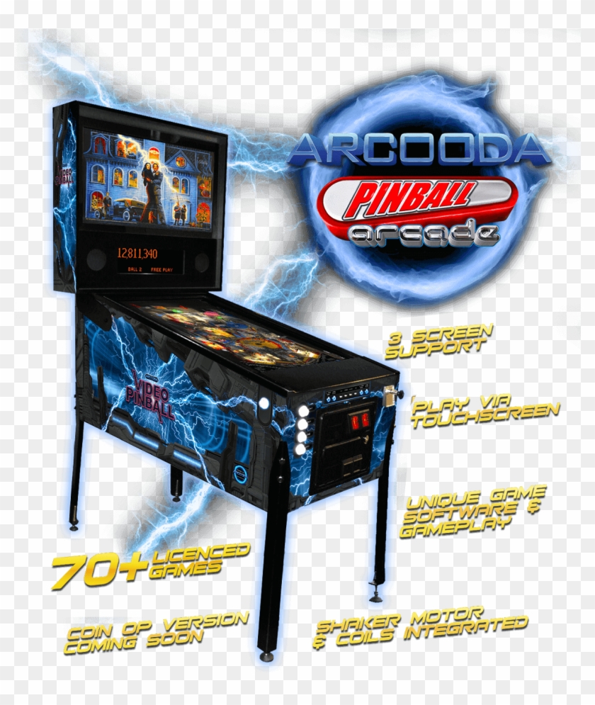Arcooda Pinball Arcade Clipart #4342594