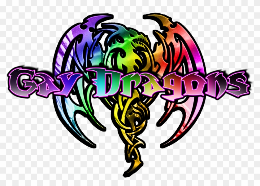 Gay Dragons Logo, Id Size - Dragon Clipart