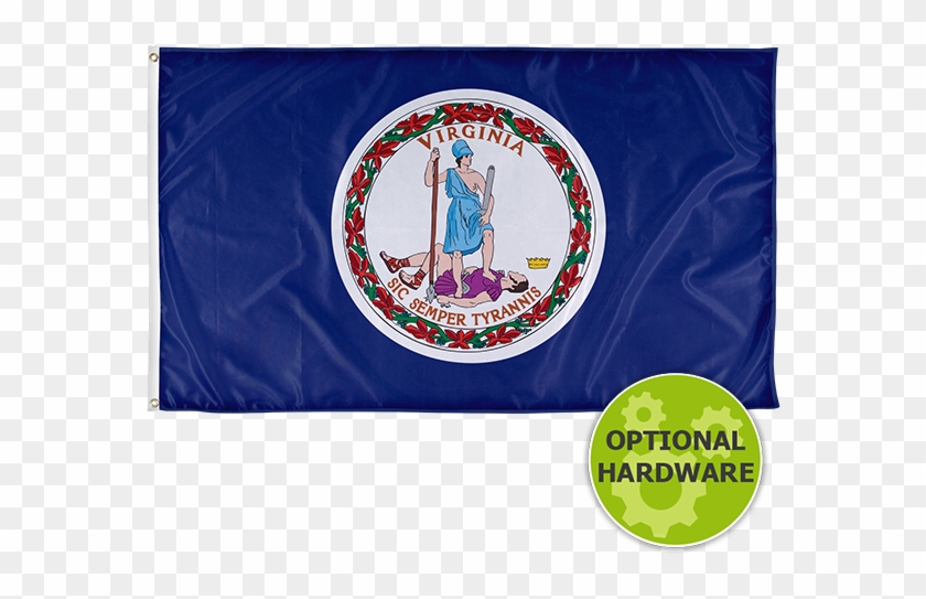 Virginia State Flag - Official Virginia State Flag Clipart
