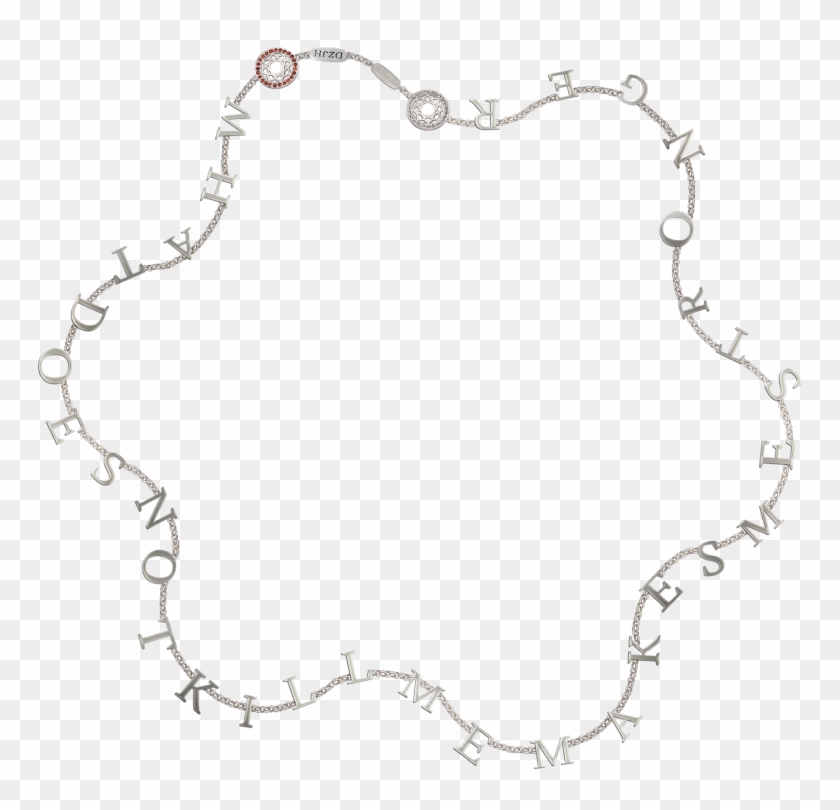 Sautoir What Does Not Kill Me Makes Me Stronger - Chain Clipart #4342907