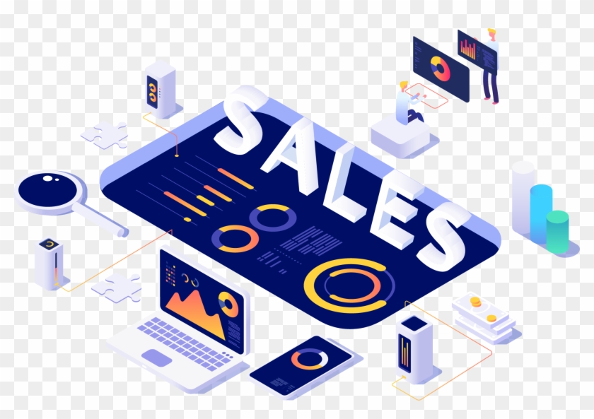 Sales Crm Erp Taimer - Graphic Design Clipart #4343257