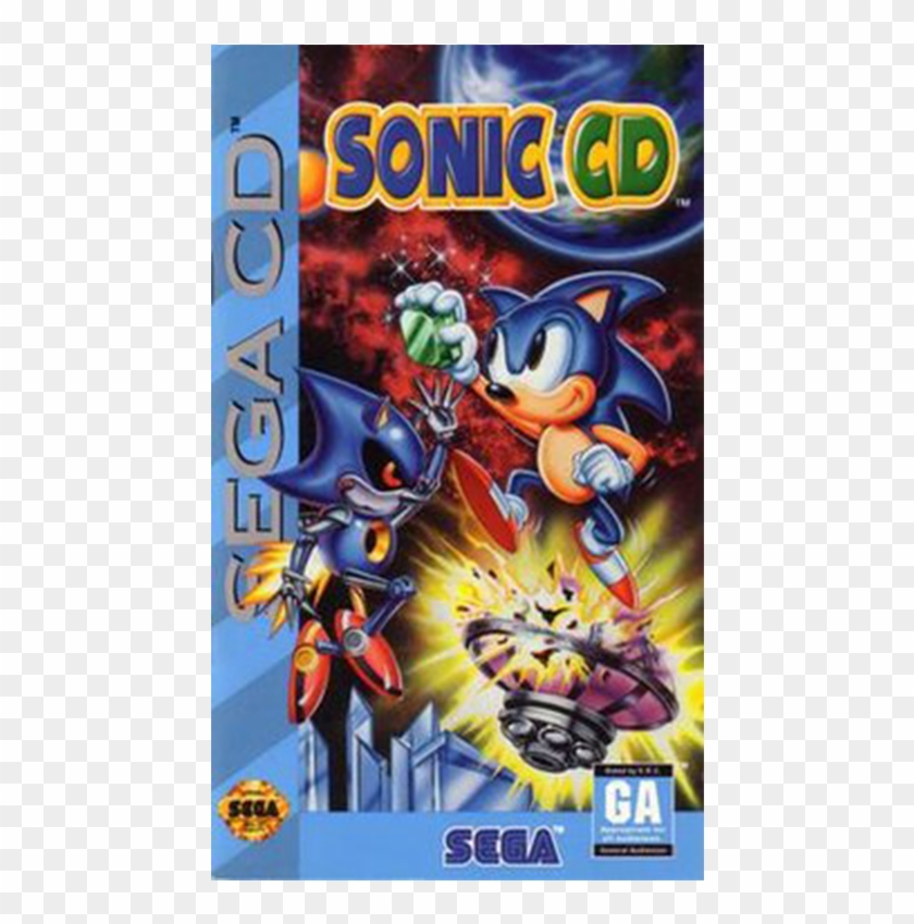 Sonic Cd Cover Clipart #4343404