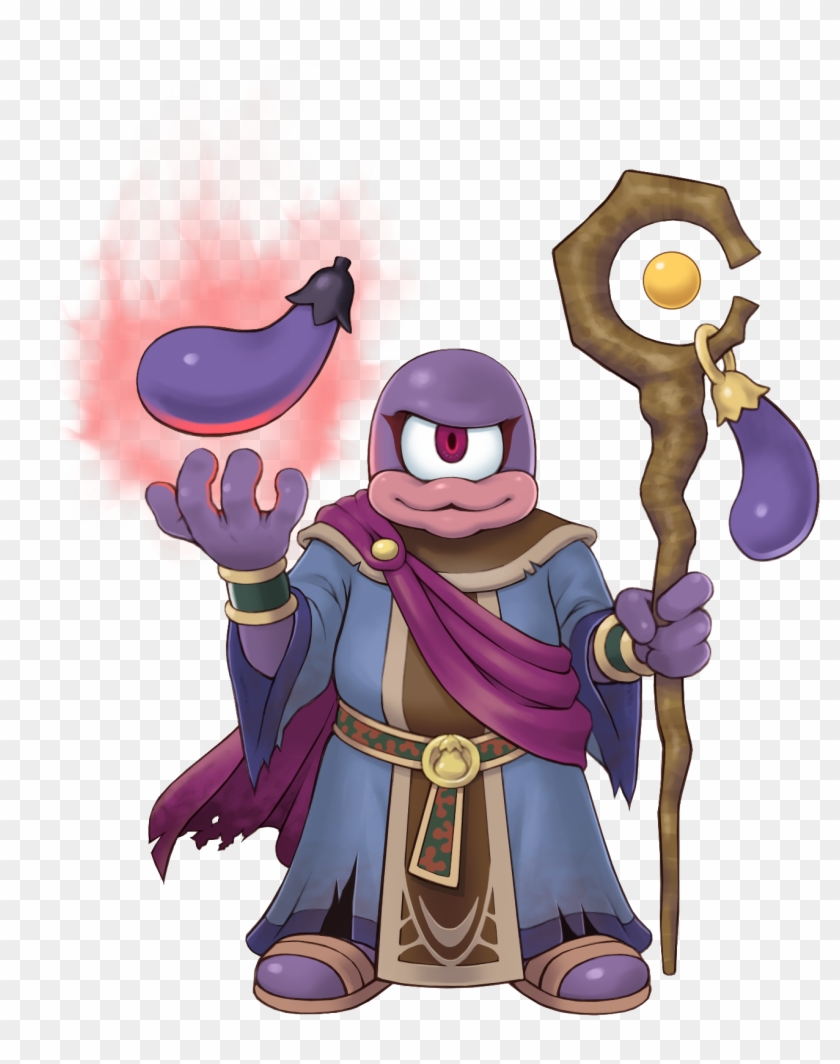 Eggplantwizardart - Eggplant Wizard Kid Icarus Clipart